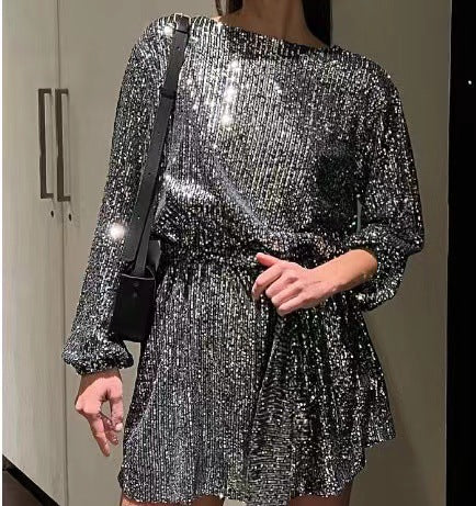 Sequin Beaded Dress