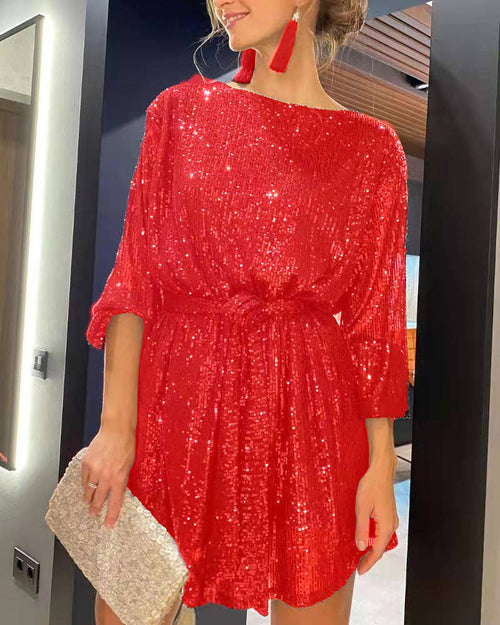 Sequin Beaded Dress