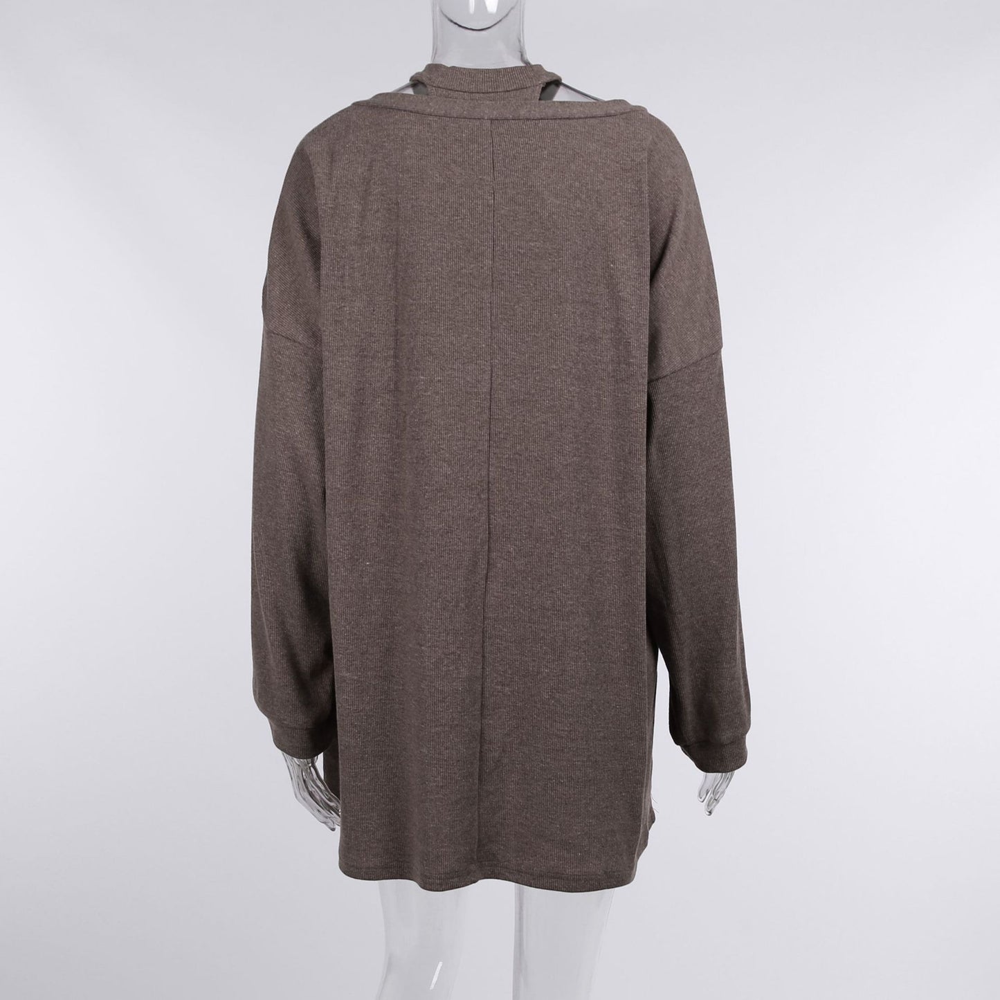 Women's Knitted 2 Pieces V-Neck Long Sleeve Set