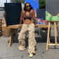 Women's High Waist Loose Sports Casual Pants