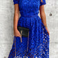 Women's Sexy Off-Shoulder Lace Loose Fit Dress