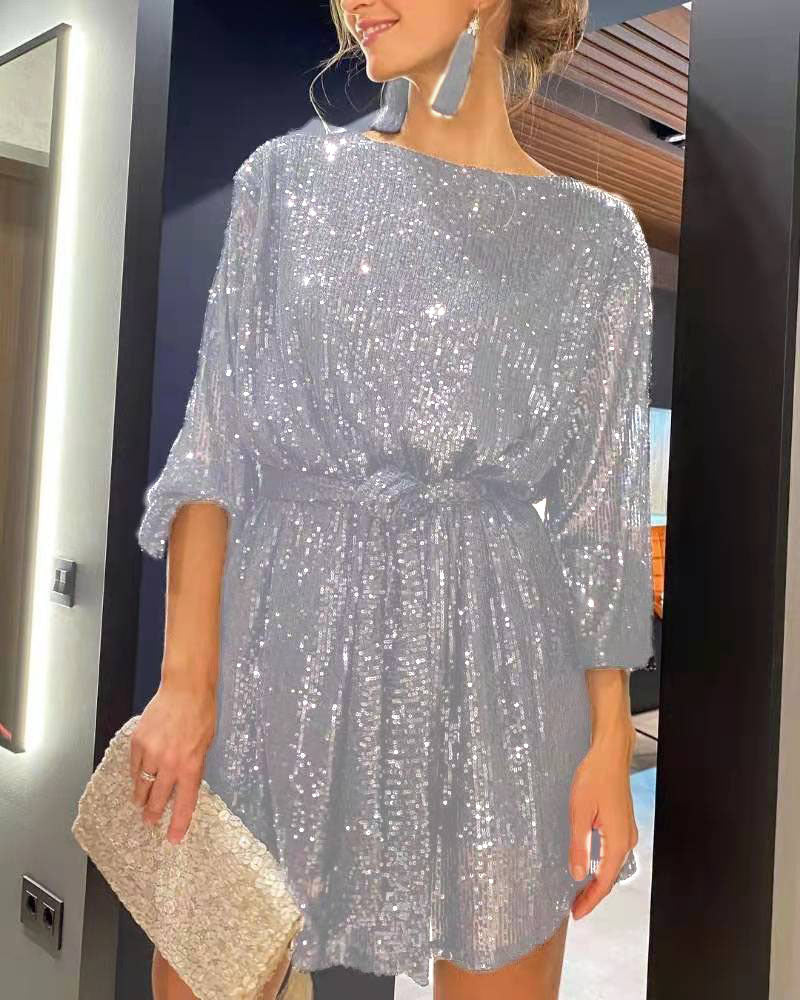 Sequin Beaded Dress