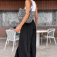 Women's Casual Elastic Waist Wide-Leg Pants