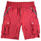 Satin Cargo Shorts