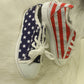 Round Toe Casual Shoes Star Striped Lace Up Sneakers