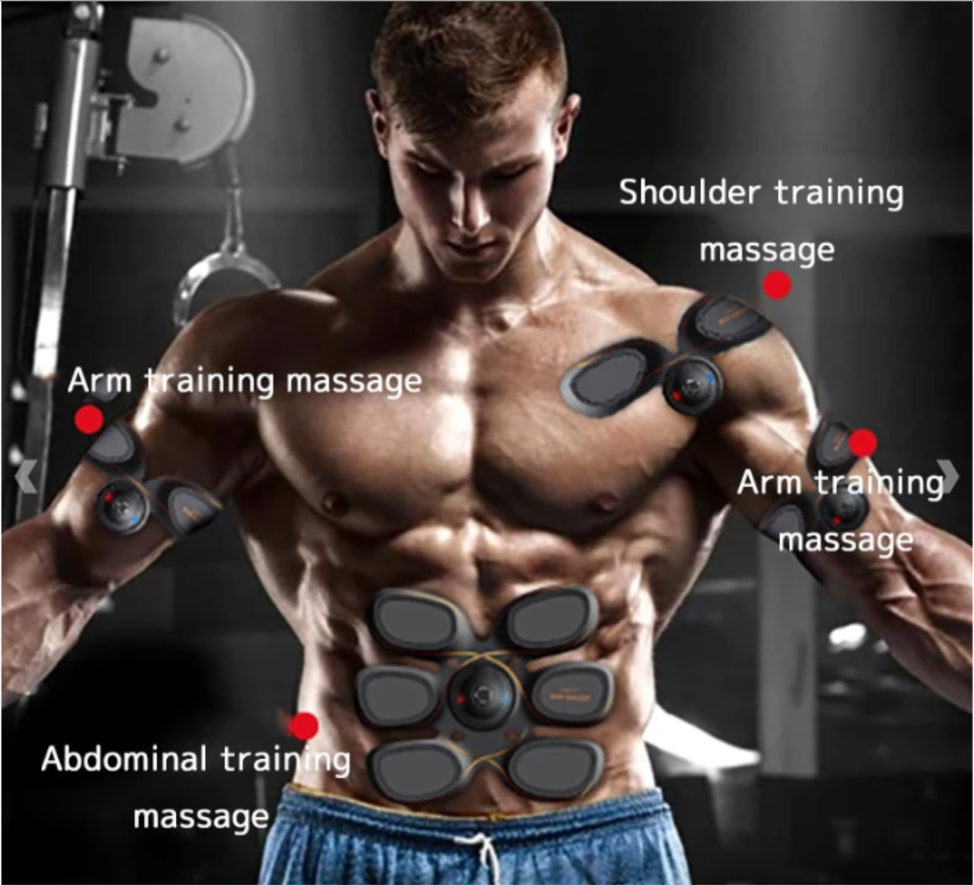 FITNESS PRO Smart Body Builder Muscle Fitness Intelligent Abdomen Device