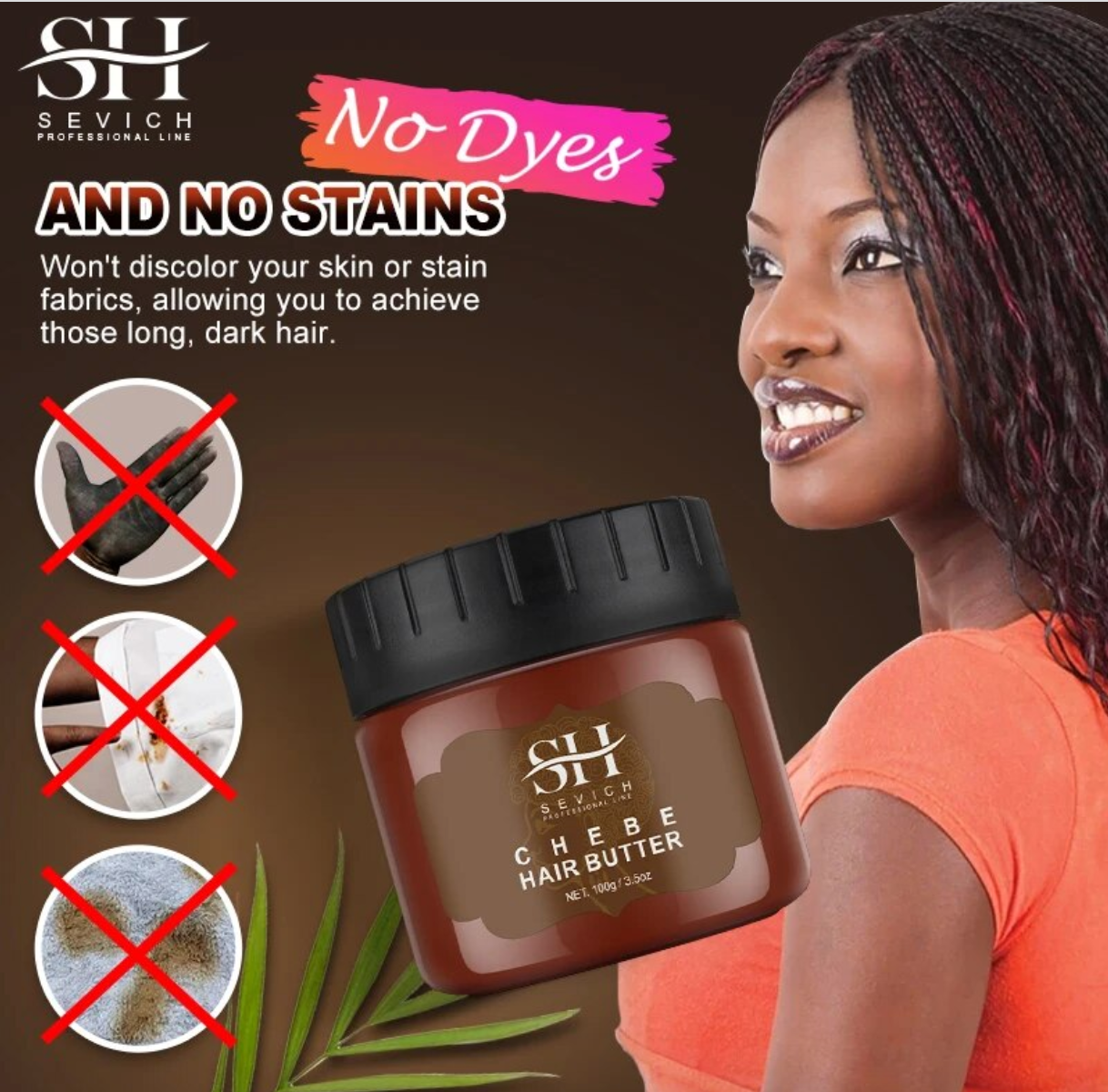 African Fast Growth Traction Alopecia Chebe Hair Mask