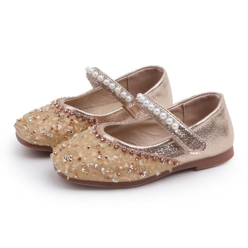 Girl's Princess Shoes, White, Gold, Pink, Black Infant to Kids