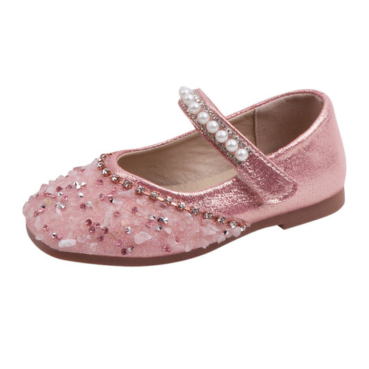 Girl's Princess Shoes, White, Gold, Pink, Black Infant to Kids