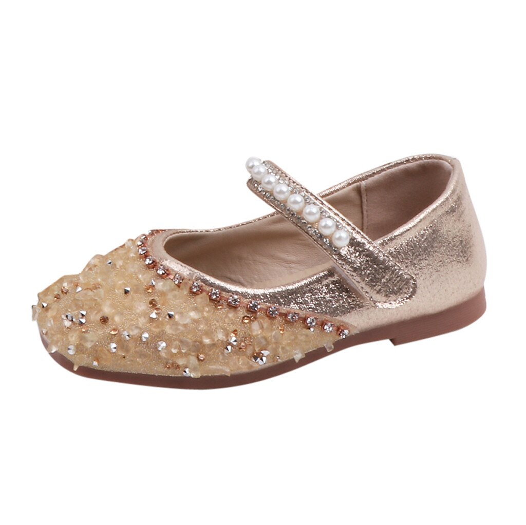 Girl's Princess Shoes, White, Gold, Pink, Black Infant to Kids