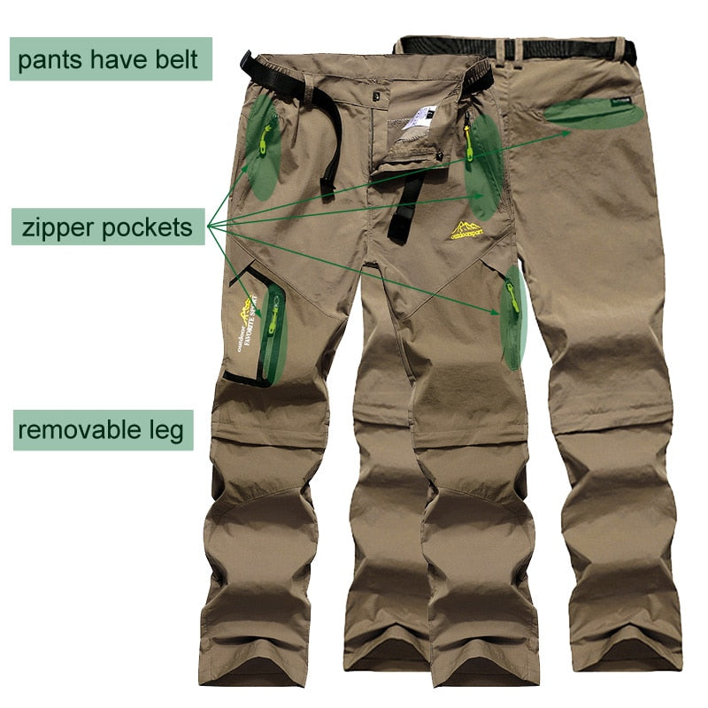 Spring Summer Quick Dry Men's Cargo Pants