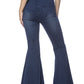 Bell Bottom High Waist Denim Jeans