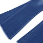 Women's Elastic Waist Distressed Flared Long Bell Bottom Denim Jeans