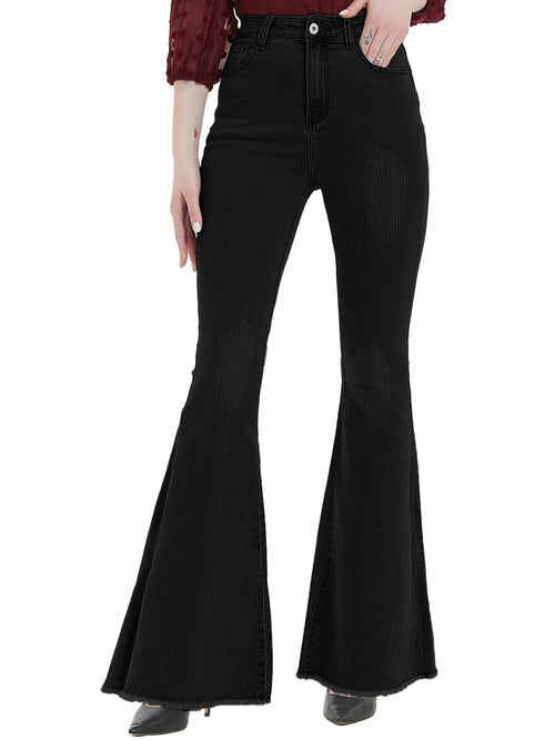 Bell Bottom High Waist Denim Jeans