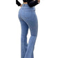 Bell Bottom High Waist Denim Jeans