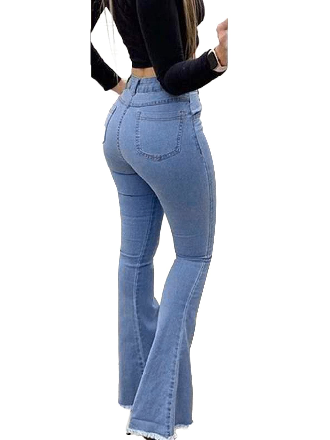 Bell Bottom High Waist Denim Jeans