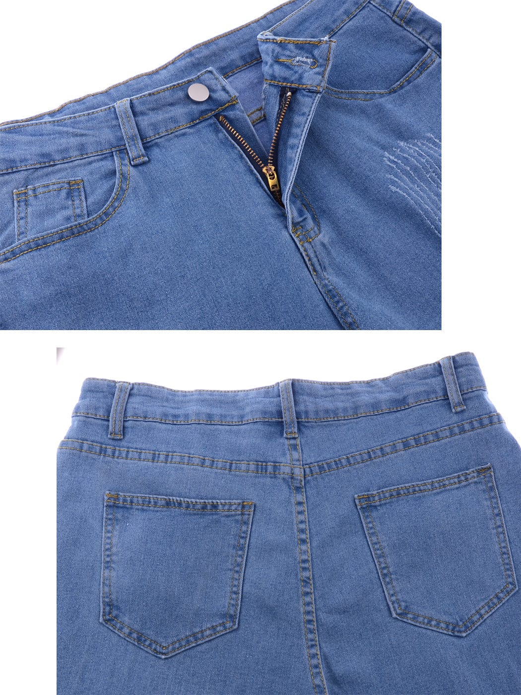 Bell Bottom High Waist Denim Jeans