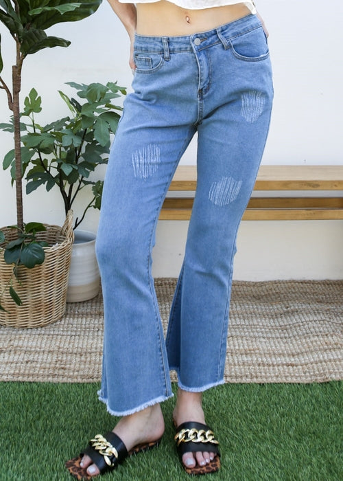 Bell Bottom High Waist Denim Jeans