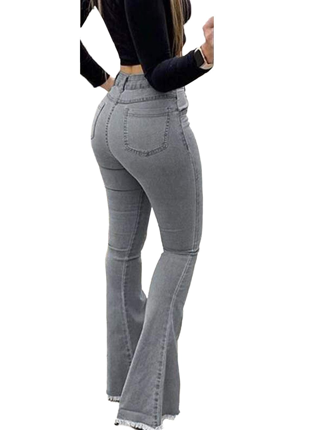 Bell Bottom High Waist Denim Jeans