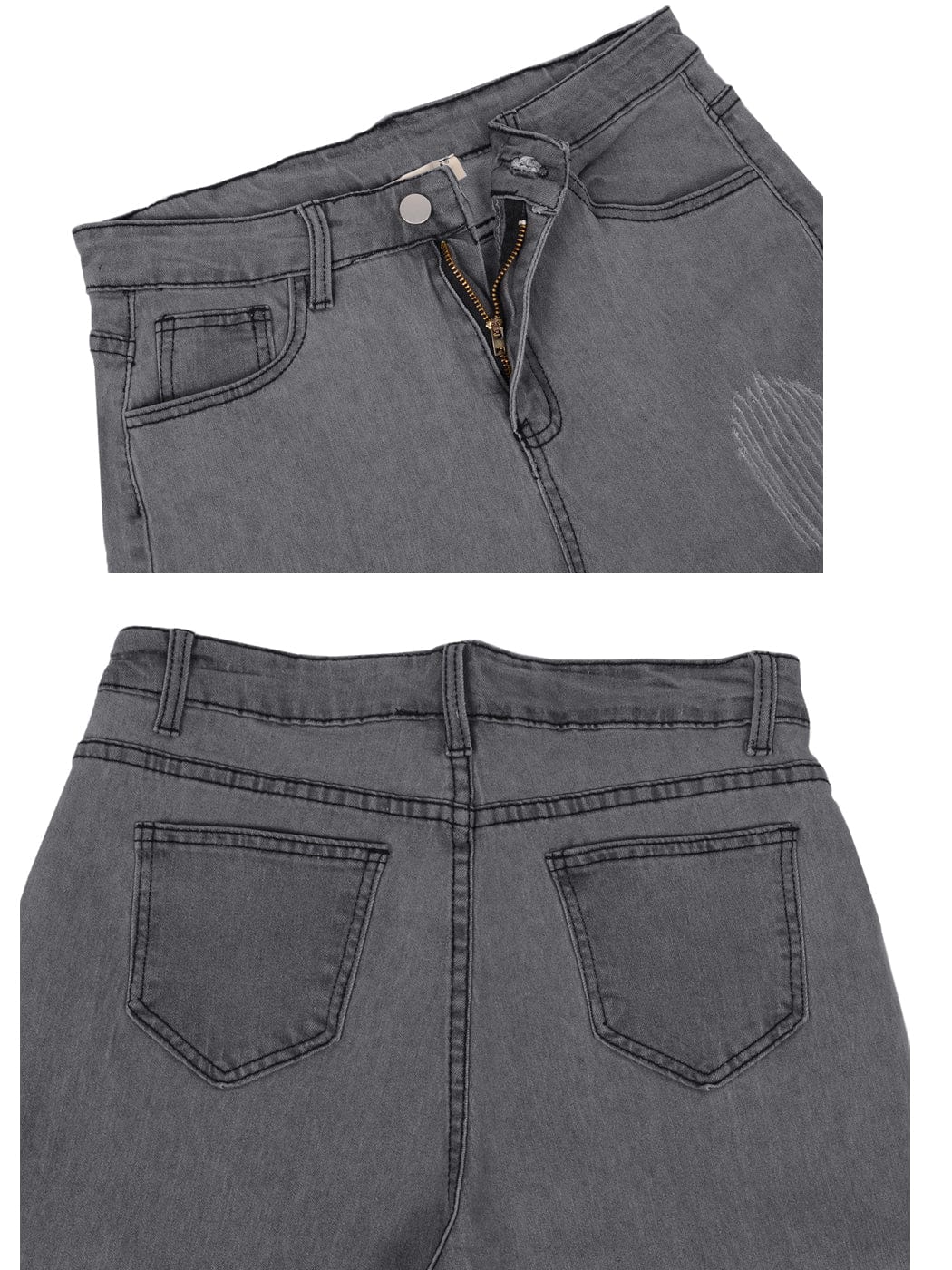Bell Bottom High Waist Denim Jeans