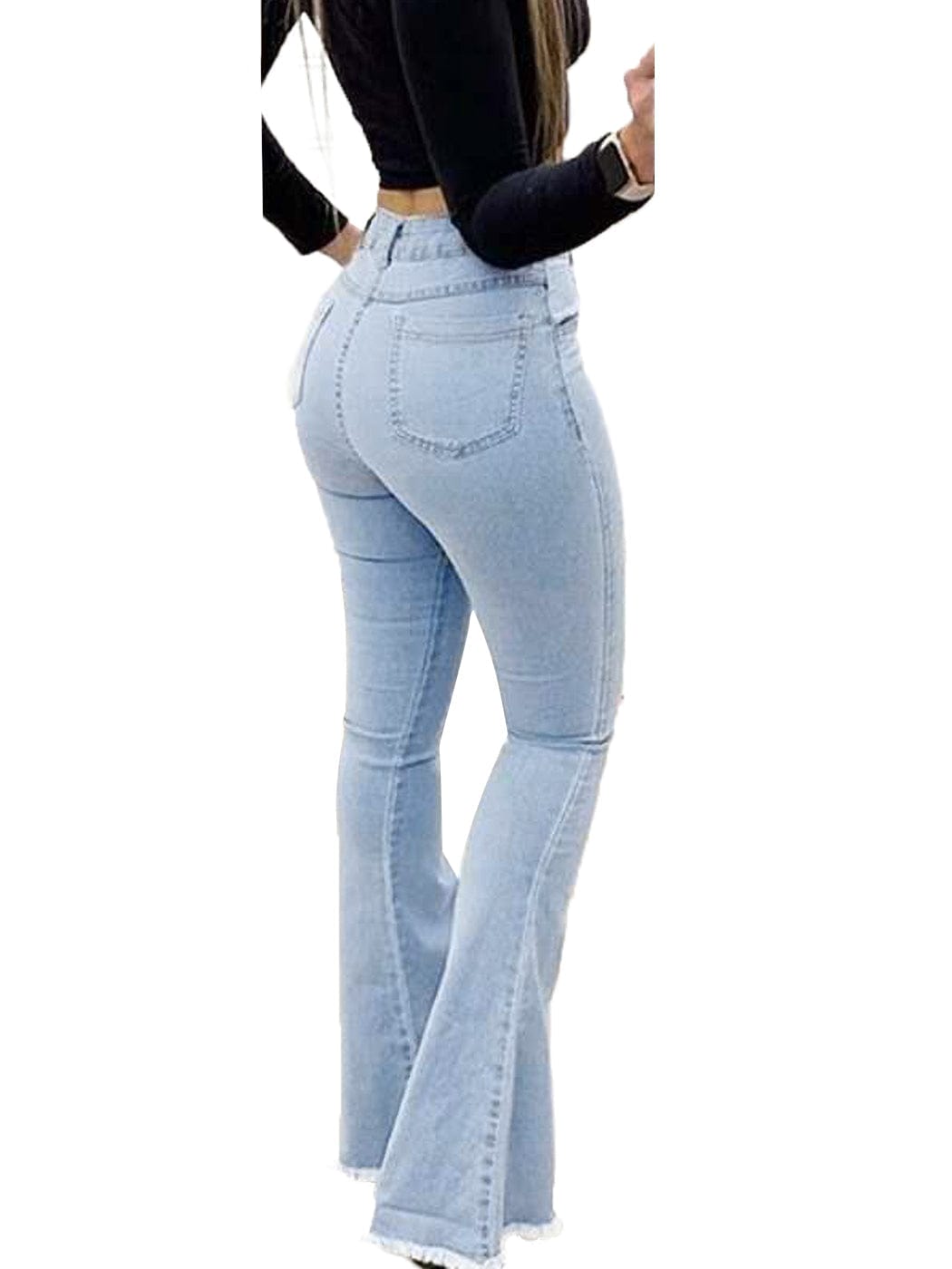 Bell Bottom High Waist Denim Jeans