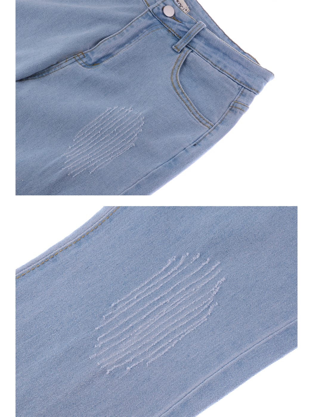 Bell Bottom High Waist Denim Jeans