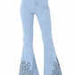 Bell Bottom High Waist Denim Jeans
