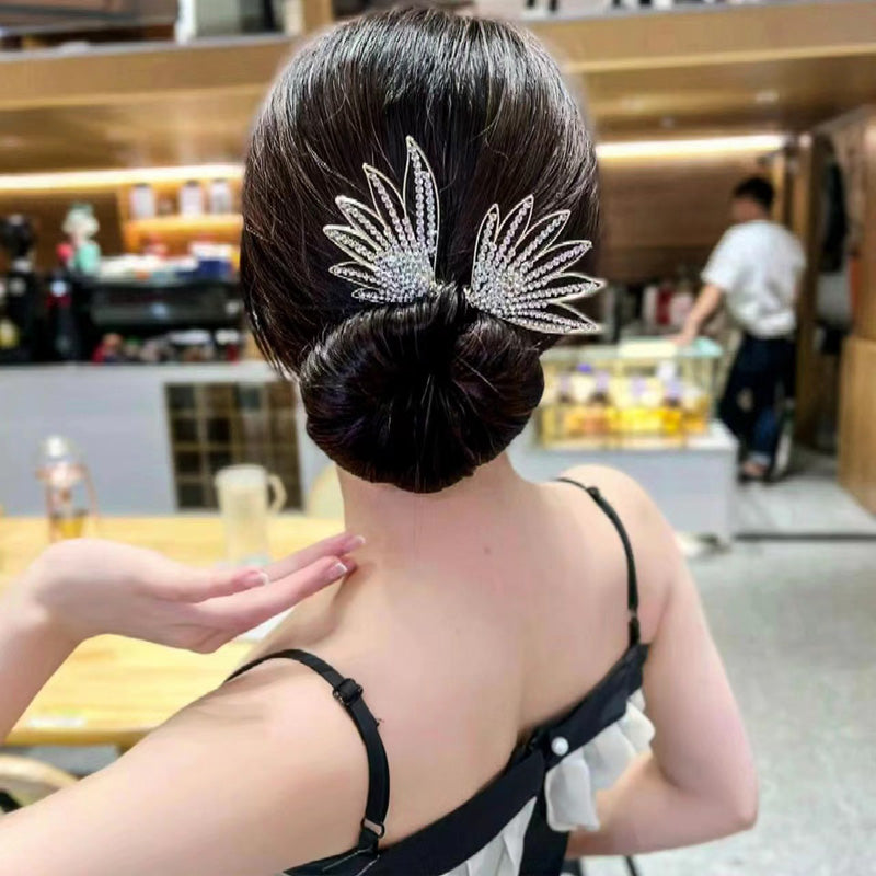 Hair Curler Fish Tail Elegant Flower Easy Bun Maker