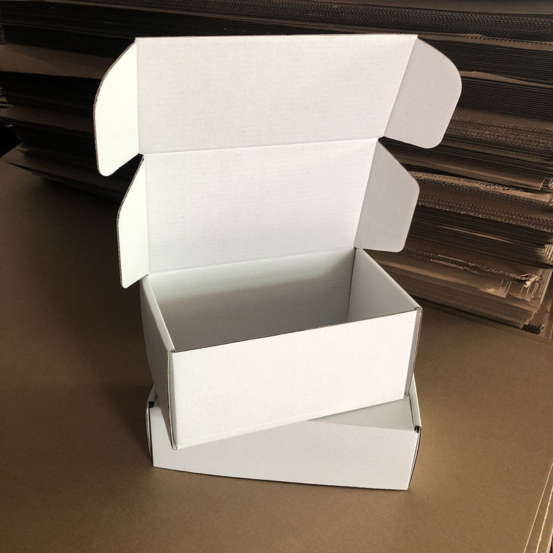 Corrugated Packing Box Accessories Packaging White Box