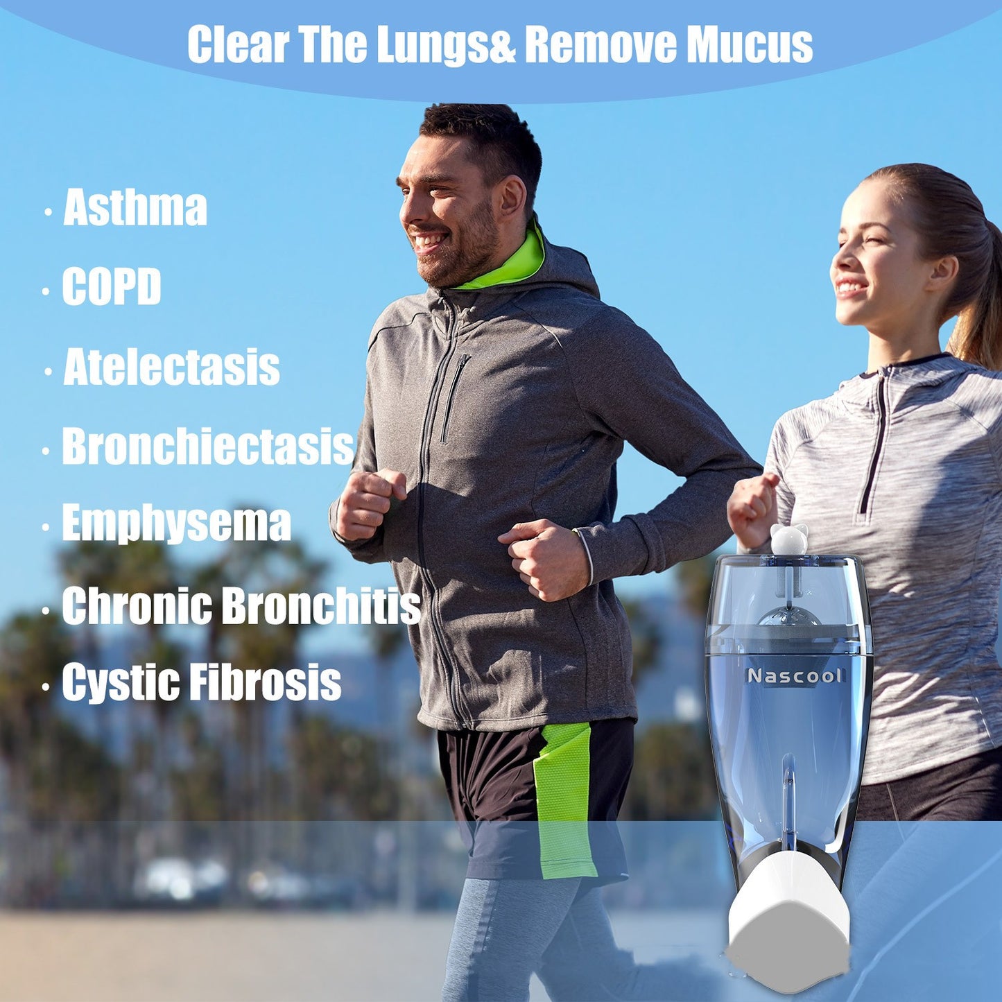 Expectoration Device Improves Lung Function And Removes Bronchial Mucus