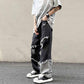 American Tassel Denim Pants Fashion Brand