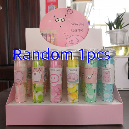 Outdoor Portable Hand-washing And Travel Carry-on Test Tube Soap Flower Small Soap Paper Piece Bottled Flower Soap Piece