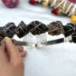 Hair Band Bohemian Style White K Hair Band Tail Comb