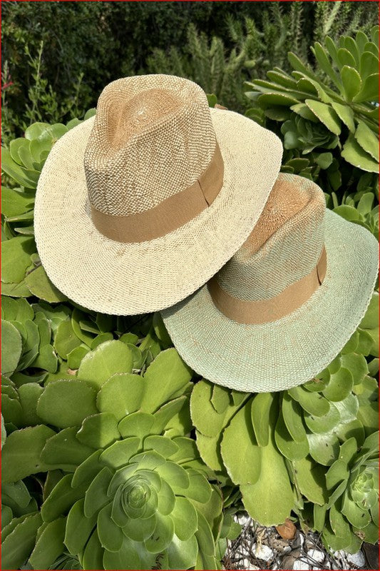 Unisex Braided Straw Cowboy Hat