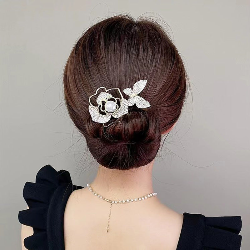 Hair Curler Fish Tail Elegant Flower Easy Bun Maker