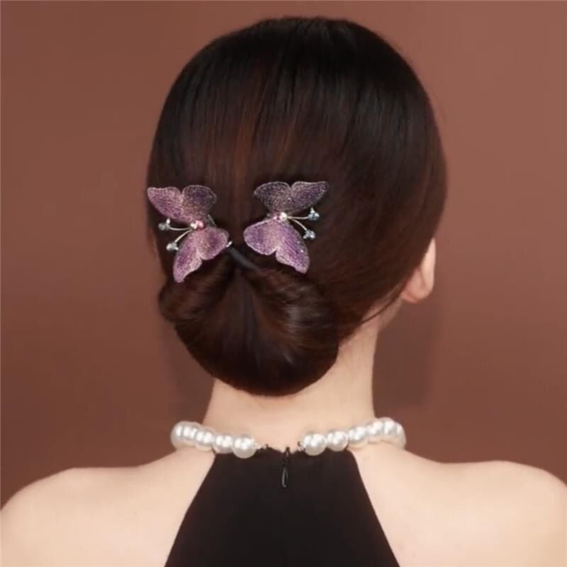 Hair Curler Fish Tail Elegant Flower Easy Bun Maker