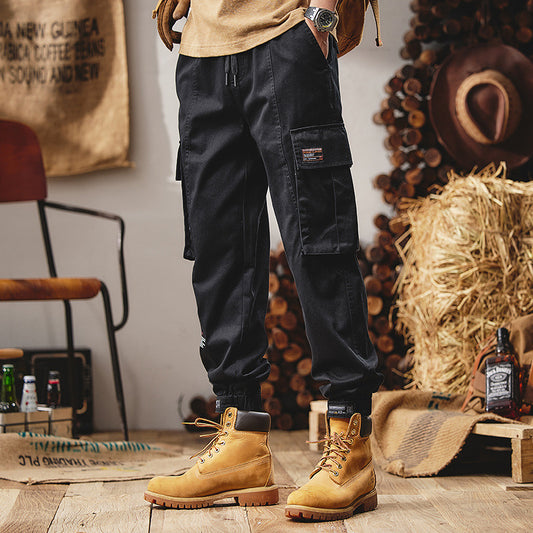 Men's Loose Straight Heavy Cargo Pants