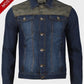 Brave Soul - Men's Camo Print Denim Jacket
