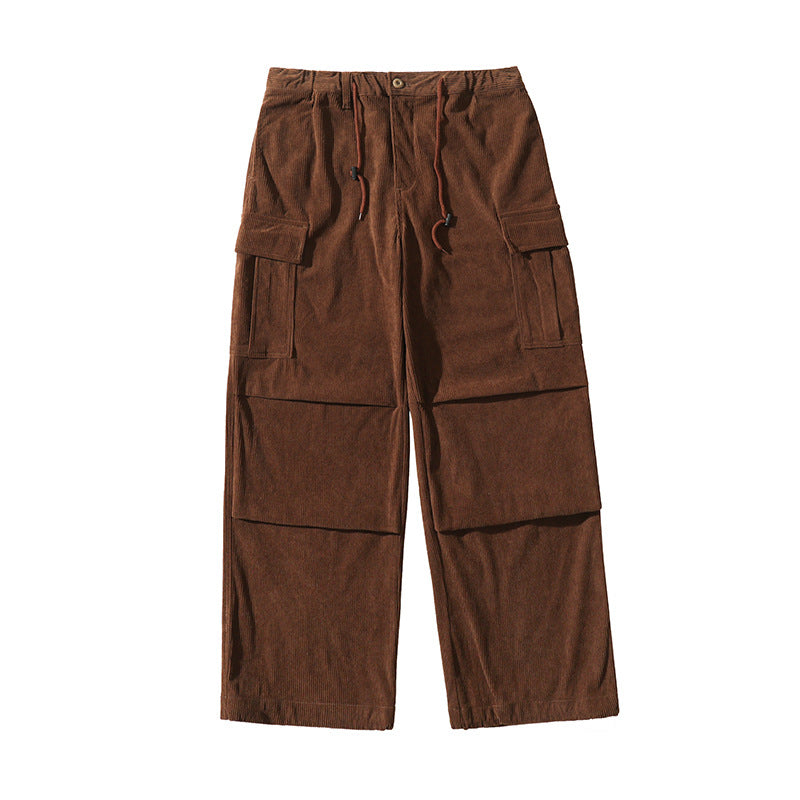 Men's Thickened American Large Pocket Ankle Banded Hip Hop Pants