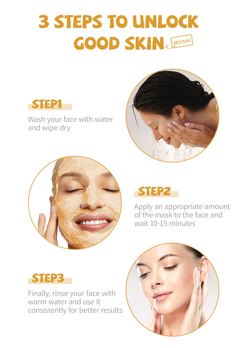 Blackhead Removing Turmeric Clay Mask Cleansing Pores Exfoliating