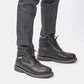 Men's Real Leather With Fleece Lining Snow Boots