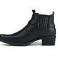 Men's Mid Top Cowboy Boots Black