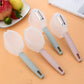 Handle Fruit Vegetable Stainless Steel Kitchen Peeler Gadget with Cup