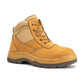 Men's RockRooster Tan 6 Inch Zip-sided Steel Toecap Leather Work Boots AK050