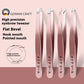 High Precision 96 Stainless Steel Eyebrow Trimming Nose Hair Clip Beard Pulling False Eyelash Tweezers Tool