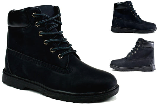 Boy's Builder's Boot Black