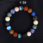 Handmade Solar System Eight Natural Stone Planet Universe Solar Chakra Bracelet
