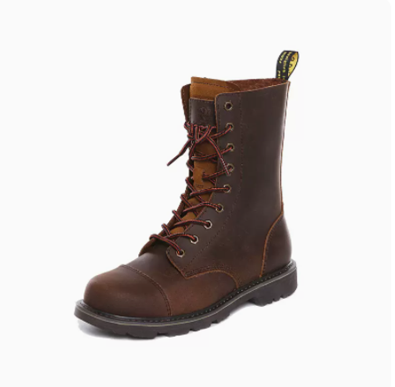 Men's Outdoor Motorcycle Riding High Barrel Boots