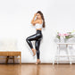 Women's Body Sculpting Shascullfites Melody Shaped hip-lifting warm leggings vegan leather leggings booty lifting