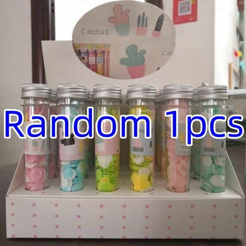 Outdoor Portable Hand-washing And Travel Carry-on Test Tube Soap Flower Small Soap Paper Piece Bottled Flower Soap Piece